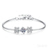 Chic Cross Letter Moissanite Bracelet Cam - Jewelry